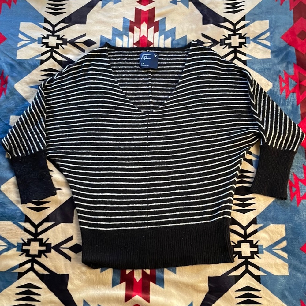 American Eagle Striped Sweater